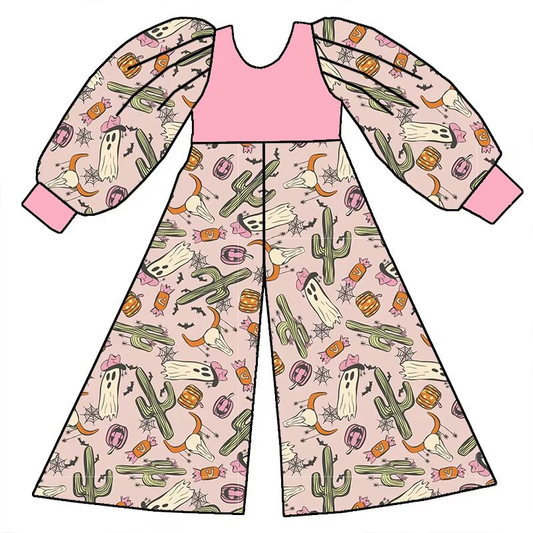 Custom moq 5 each style eta 6-7weeks baby girl clothes catcus long sleeve jumpsuit-25.8.1