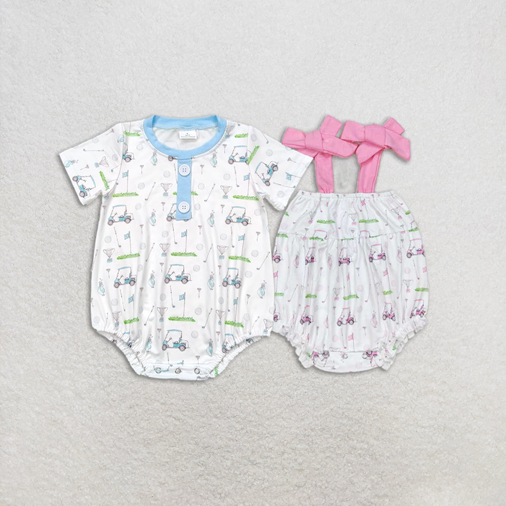 RTS baby girls clothes Short Sleeve rompers