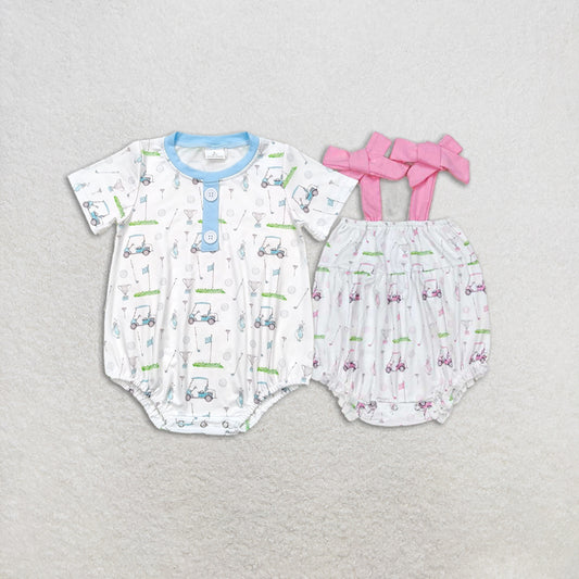 RTS baby girls clothes Short Sleeve rompers