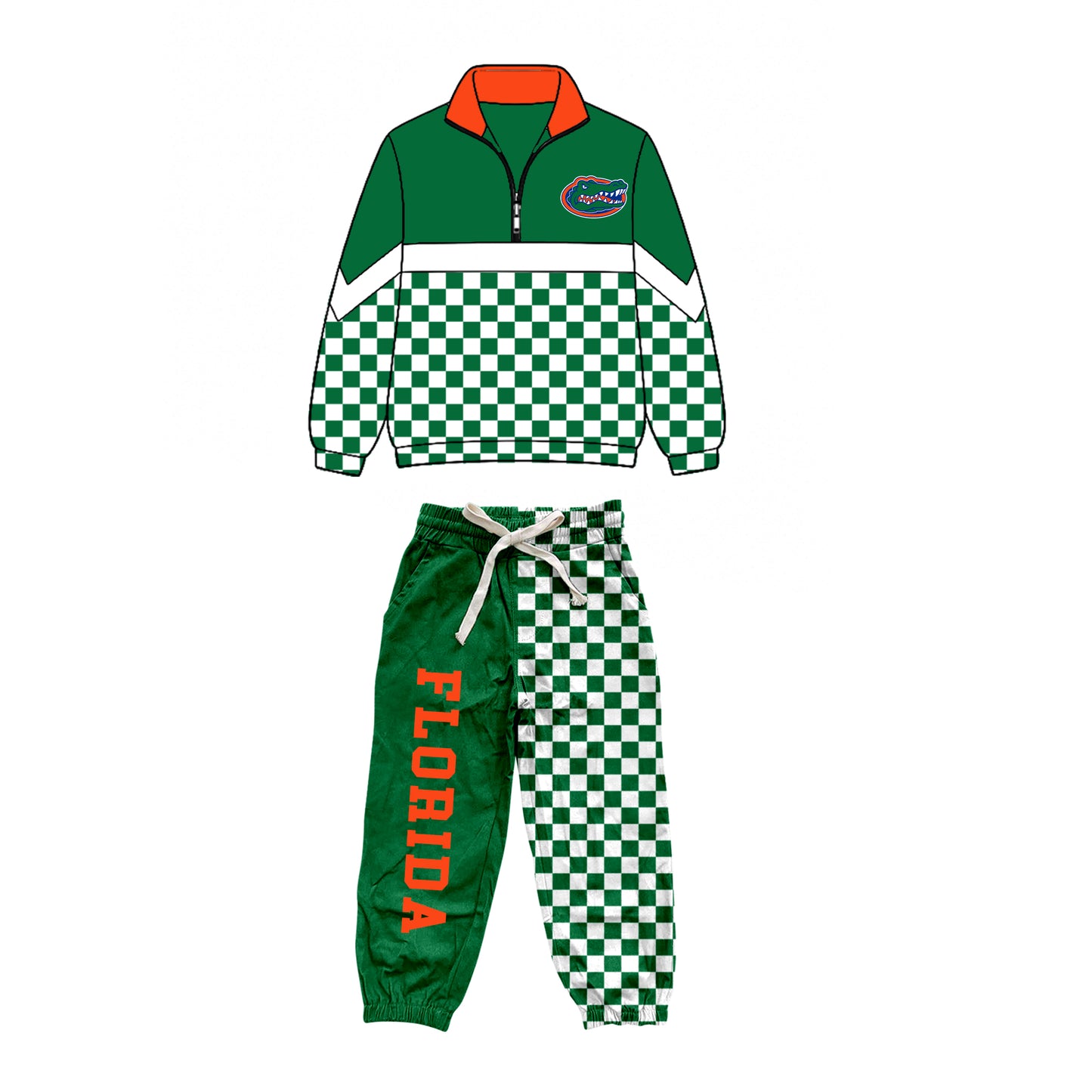 custom moq 5 mix size XY071406 Baby Kids Zipper Long Sleeve Pullover Pants Casual Clothes Set