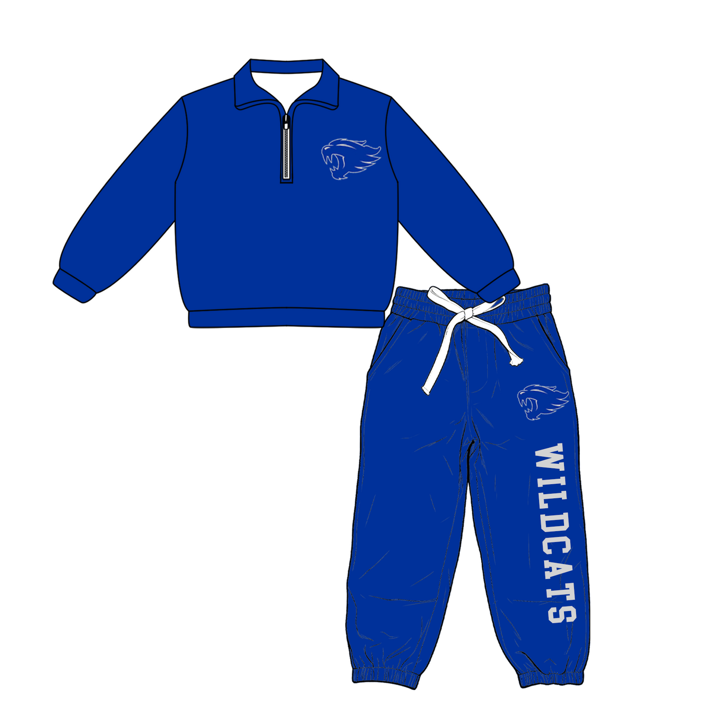 custom moq 5 mix size XY070306 Baby Kids Blue Top And Pants Daily Clothes Sets