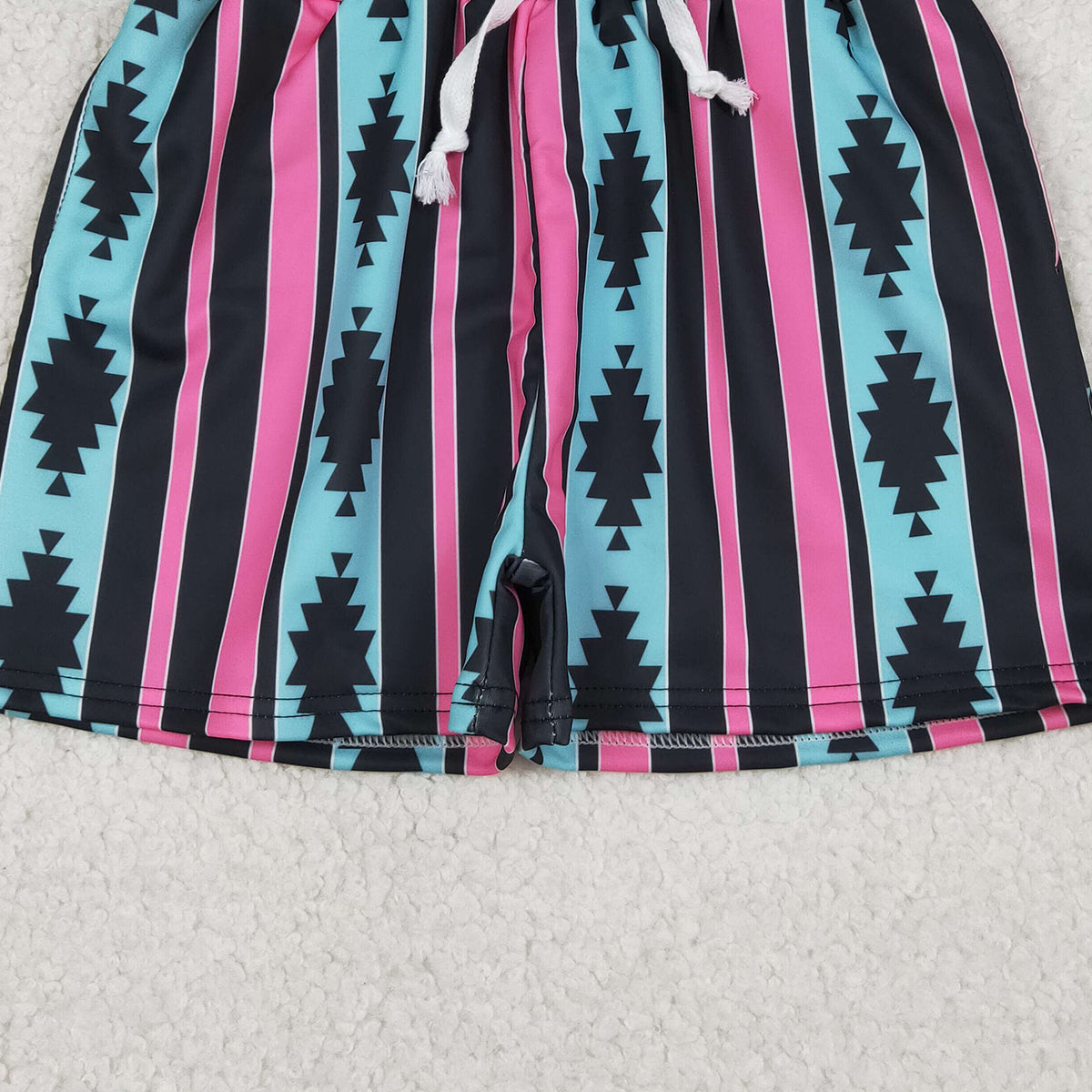 RTS NO MOQ S0548 Baby Boys Aztec Stripe Western Swimming Trunks Bottom