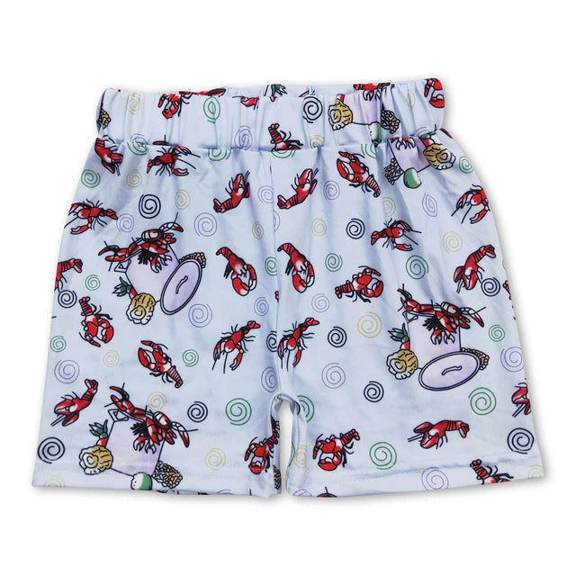 RTS NO MOQ（In Stock)Baby Boys Summer Western Cow Bottom Shorts