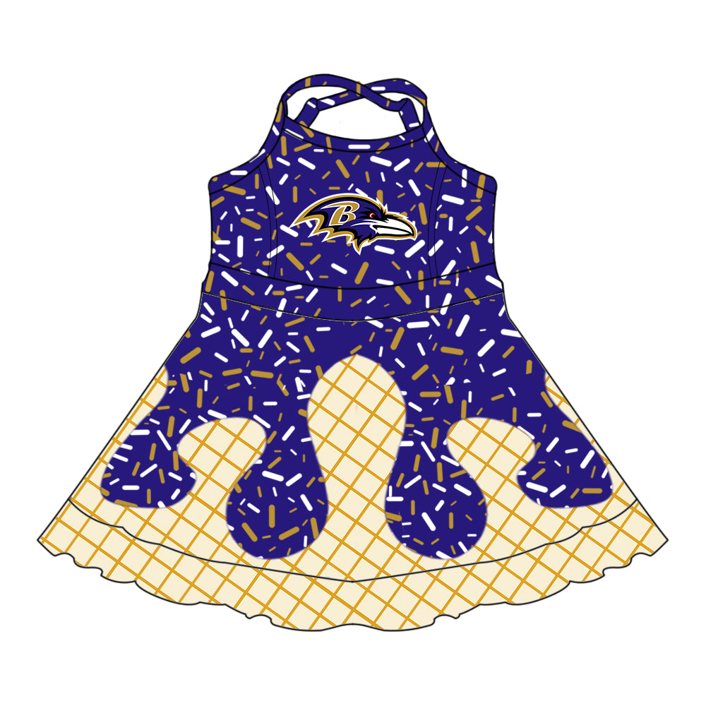 Custom moq 5 mix size milk silk baby girls clothes team purple hooded long sleeve tops and short sleeve top and dress and pants and shorts-25.6.28