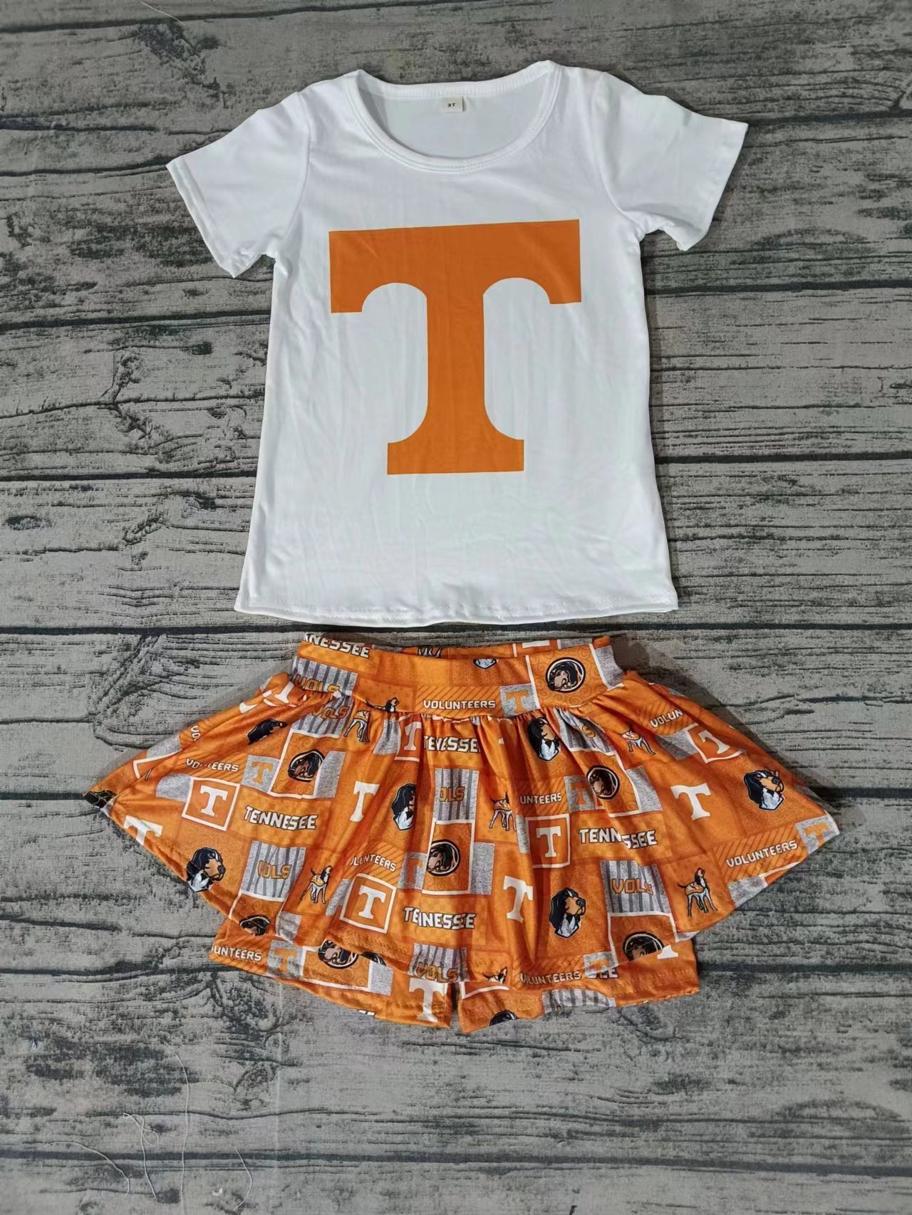 Summer tennesee short sleeve shorts suit