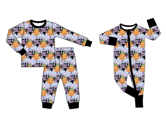 25.5.7 custom each style moq 5eta 4-6week Sibling Sisters pumpkin baby boy long sleeve pants sets and rompers match family design