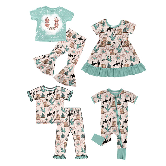 12.20 custom each style moq 5eta 4-6week Sibling Sister boots baby girl sets 1 and sets 2 and boy rompers and dress match family design