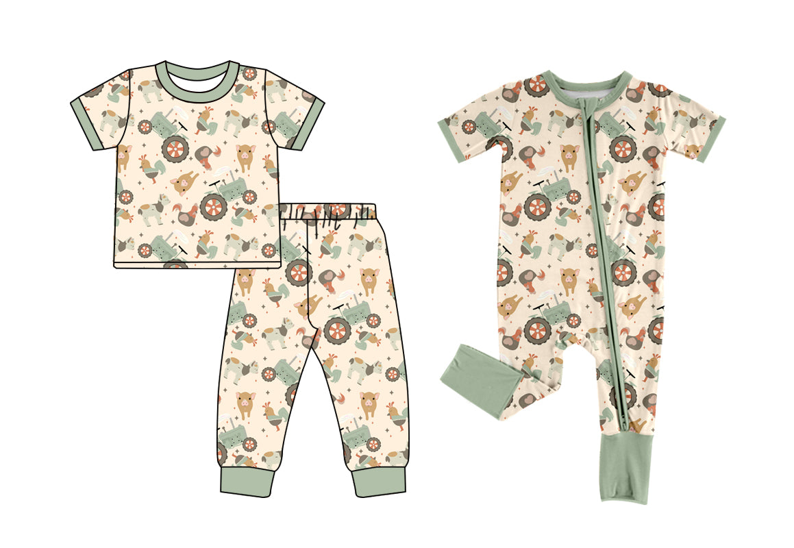 4.28 custom each style moq 5eta 4-6week Sibling Sisters baby boy short sleeve pants sets and rompers match family design
