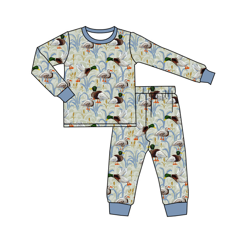 8.31 custom each style moq 5eta 4-6week Sibling Sister duck baby boy sets and rompers match family design