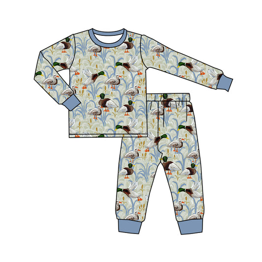 8.31 custom each style moq 5eta 4-6week Sibling Sister duck baby boy sets and rompers match family design