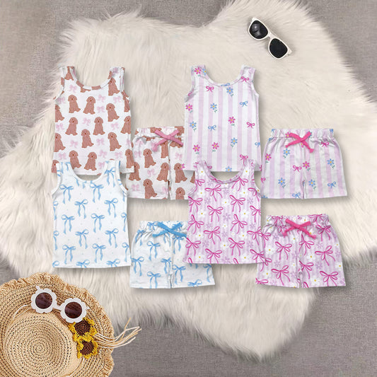 RTS baby girl clothes Short Sleeve Shorts sets