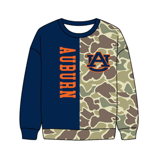 Custom moq 5 mix size milk silk summer team baby boys clothes camouflage long sleeve top-25.10.17