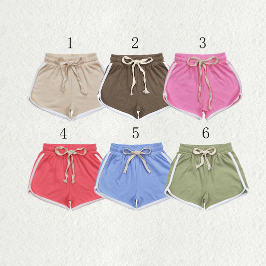 RTS NO MOQ Sibling Baby girls clothes Summer Shorts