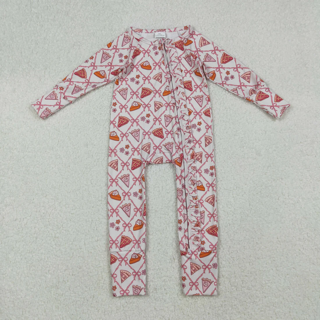 RTS NO MOQ Sibling Baby boy girls clothes Thanksgiving turkey long-sleeve rompers