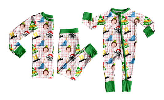 25.9.9 custom each style moq 5eta 4-6week Sibling Sisters Christmas baby girl clothes long sleeve pants sets and romper match family design
