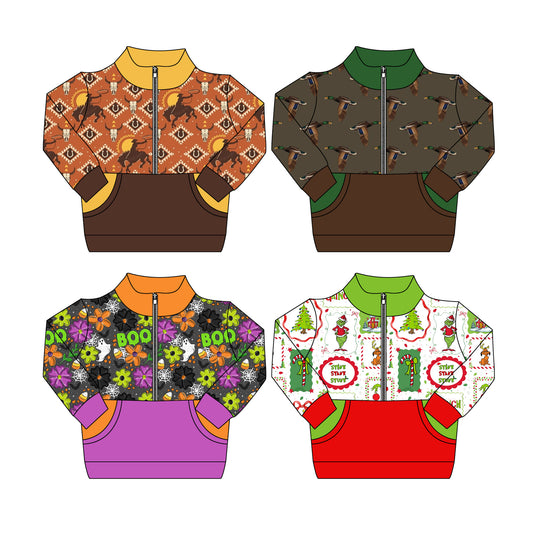 25.7.30 custom each style moq 5eta 4-6week Sibling Sister baby boy long sleeve top 4