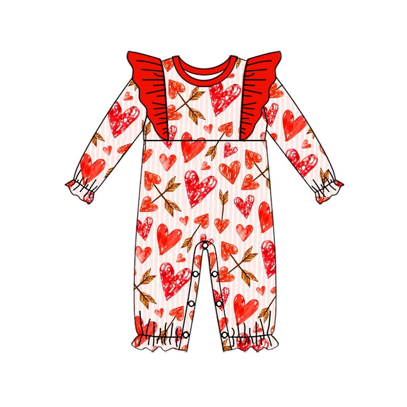 9.6 custom each style moq 5eta 4-6week Sibling Sister love red baby girl sets and rompers match family design