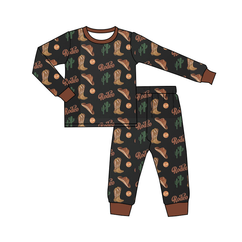 9.7 custom each style moq 5eta 4-6week Sibling Sister boots hat black baby boy sets and rompers match family design