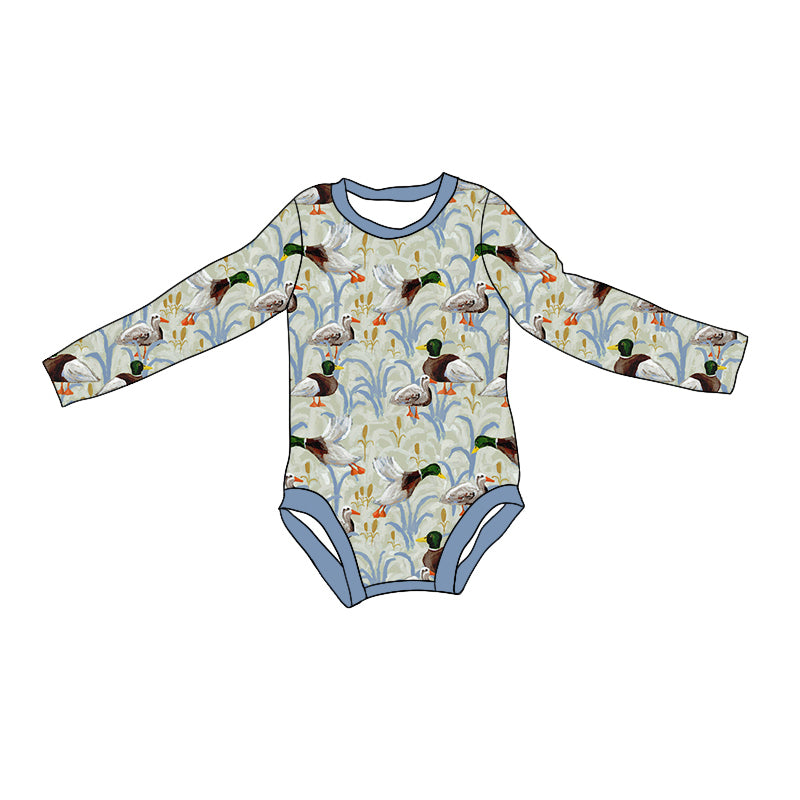 8.31 custom each style moq 5eta 4-6week Sibling Sister duck baby boy sets and rompers match family design
