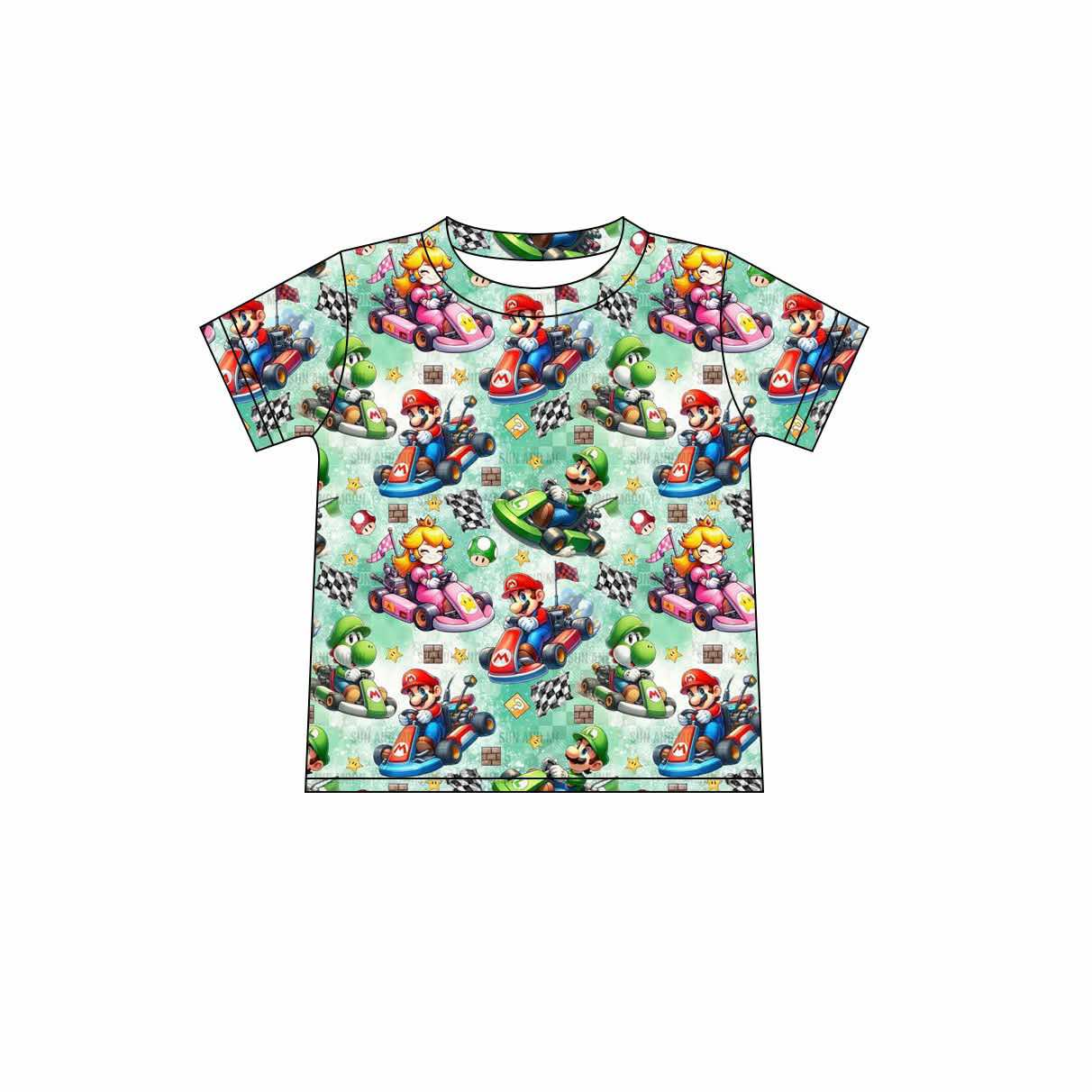 Custom Special character style tops for boys hot selling tops for infants and toddlers boys