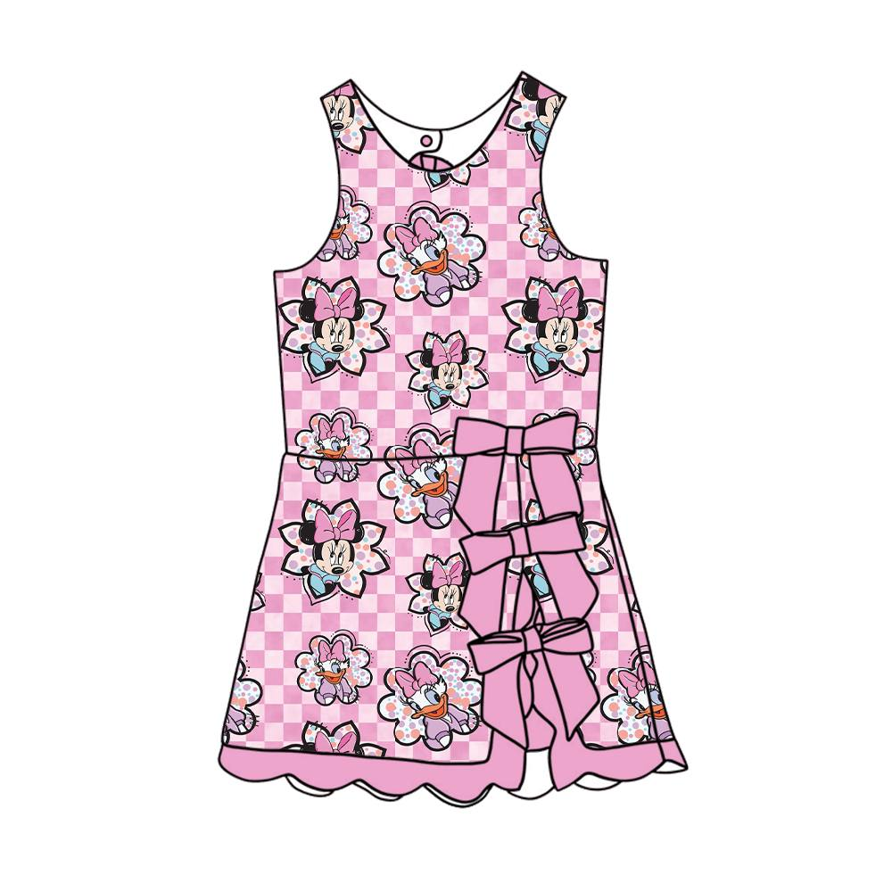 Custom moq 5 mix size milk silk baby girl clothes Summer clothes cute dress Summer dresses