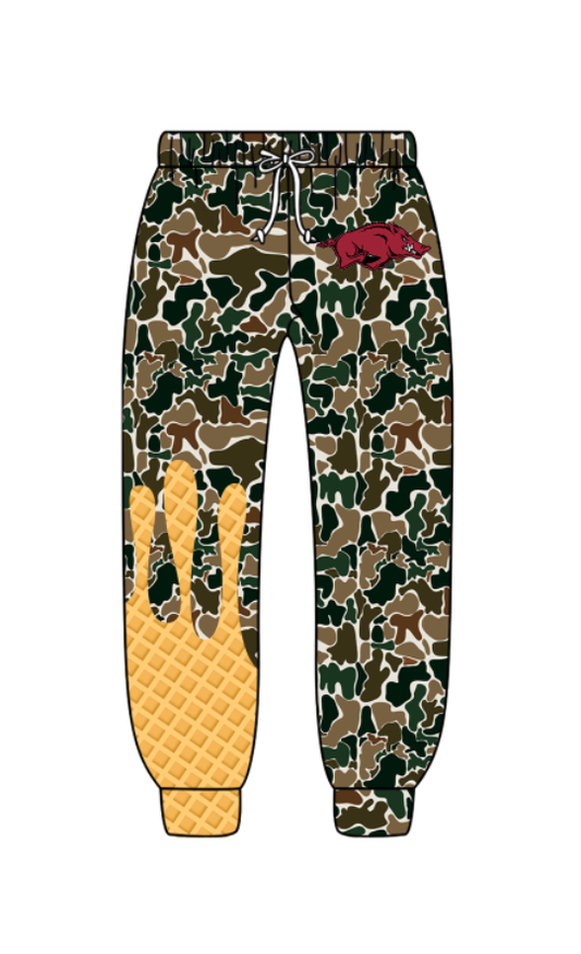 Custom moq 5 each style eta 6-7weeks adult clothes team camouflage long sleeve pant -25.8.25