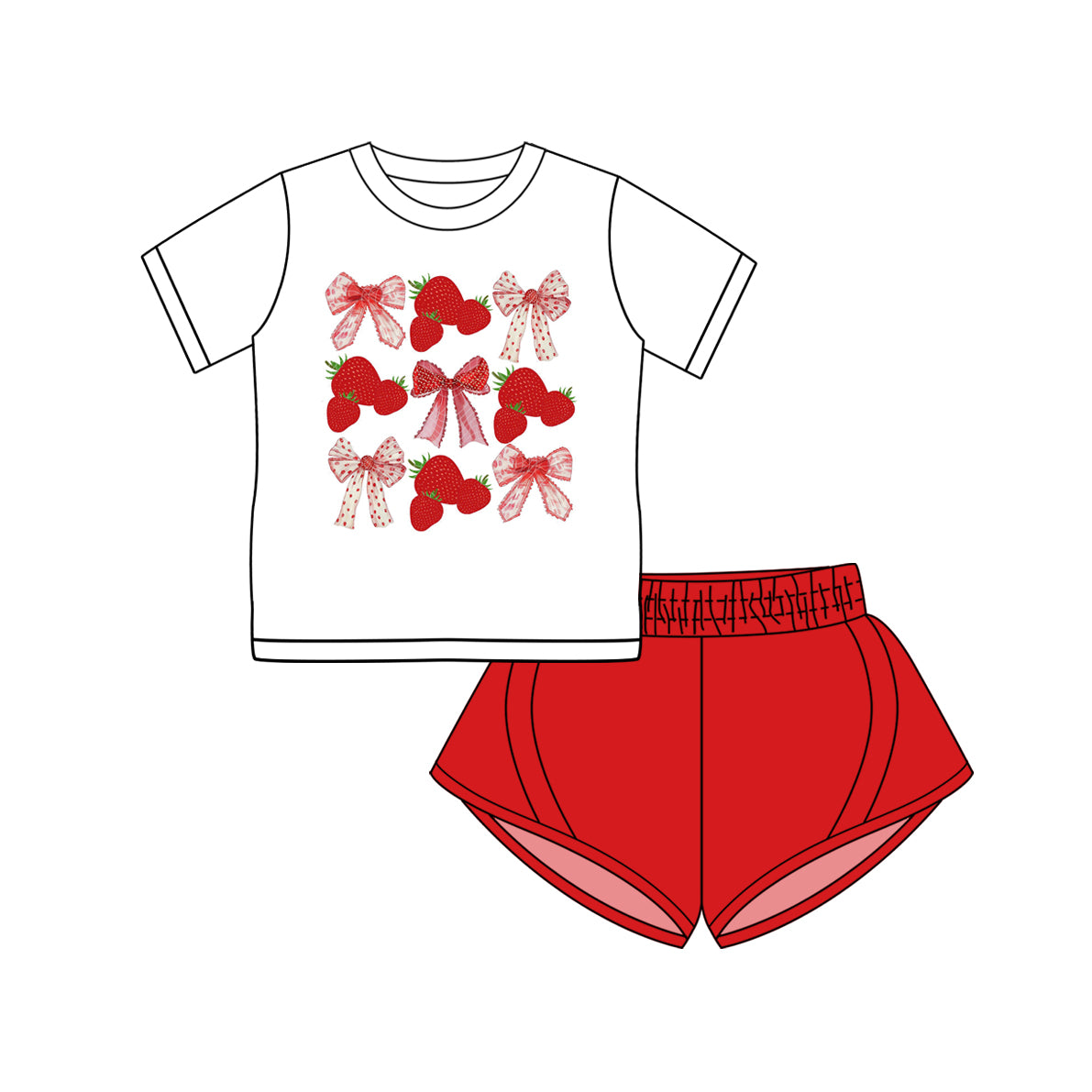 3.13 custom each style moq 5eta 4-6week Sibling Sister bow baby girls short sleeve set and set 5 match design