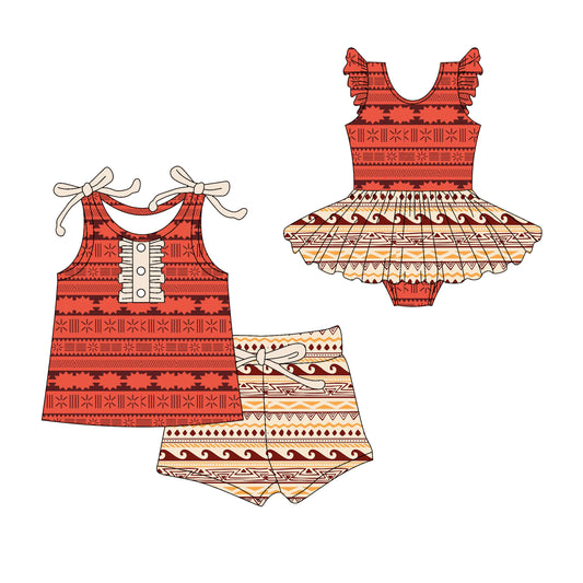 3.19 custom each style moq 5eta 4-6week Sibling Sister baby girl boy short sleeve shorts sets and romper match design