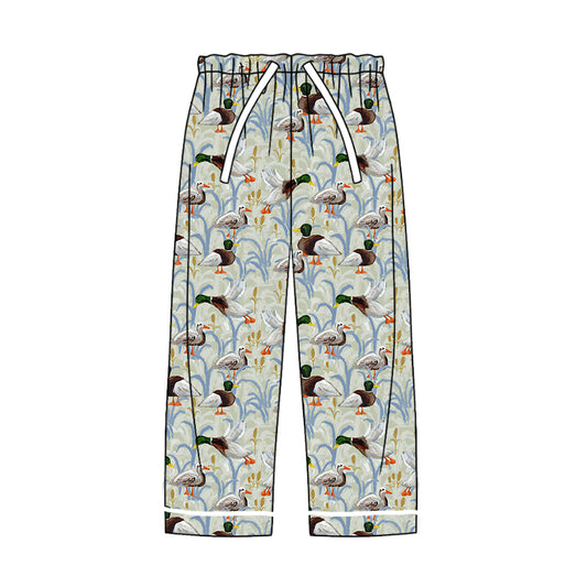 8.31 custom each style moq 5eta 4-6week adult clothes ducks long pants adult man pants