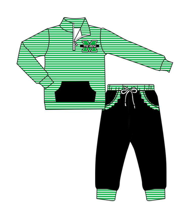 Custom moq 5 mix size milk silk baby girl clothes team green short sleeve shorts sets and pants sets and romper and top and shorts