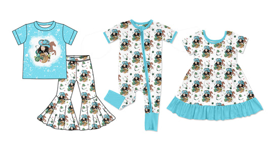 11.13 custom each style moq 5eta 4-6week Sibling Sister baby girl sets and dress and rompers match family design