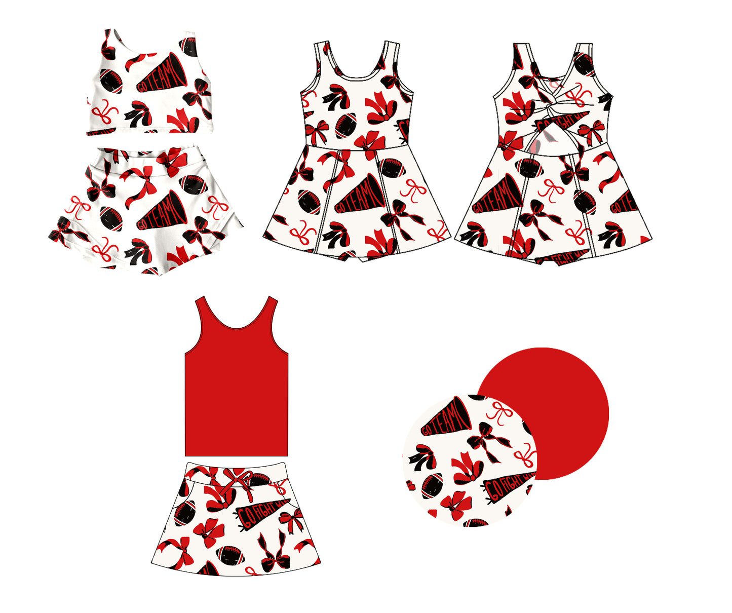 1.16 custom each style moq 5eta 4-6week Sibling Sisters rugby bow baby girl short sleeve shorts sets and dress and rompers match family design