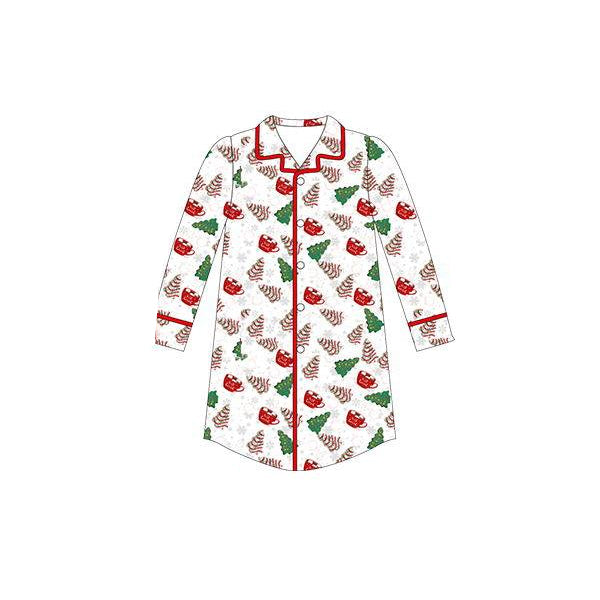 5.20custom each style moq 5eta 4-5week Sibling Sister Christmas style print white girls and boys outfits and baby romper and shirt match family design