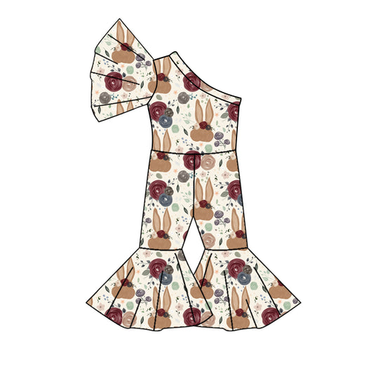 10.22 custom each style moq 5eta 4-6week baby girls clothes easter one shoulder baby girls jumpsuit