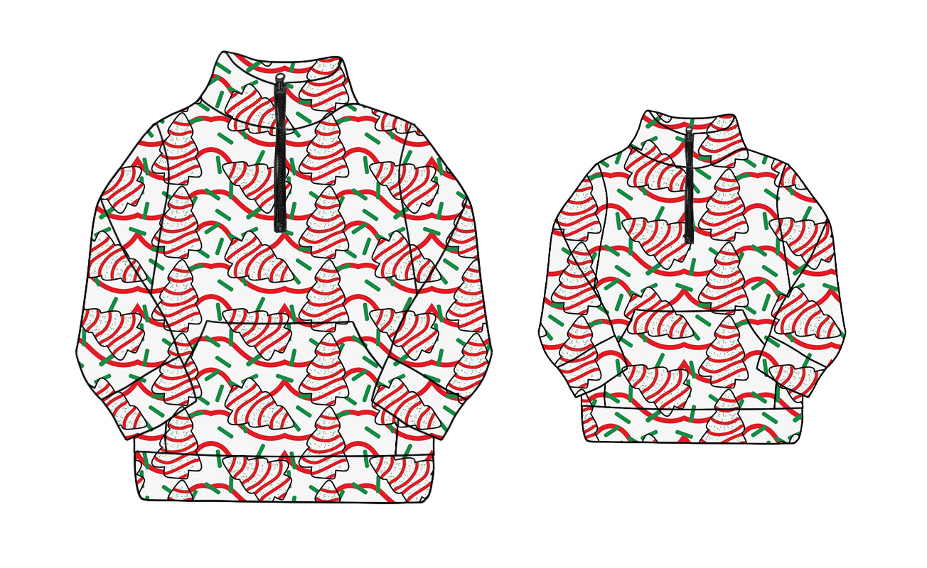 25.9.2 custom each style moq 5eta 4-6week Sibling Sister Christmas baby long sleeve top and adult top match design