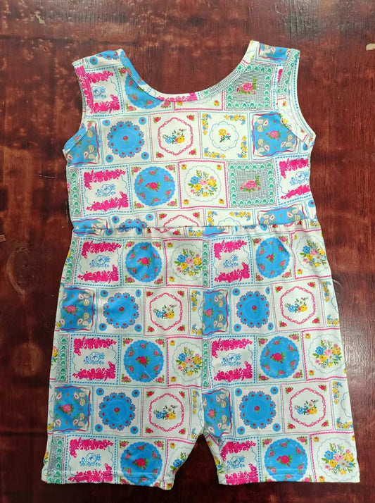 custom moq 5 eta 4-6weeks mix size baby girls clothes colorful suspender jumpsuit