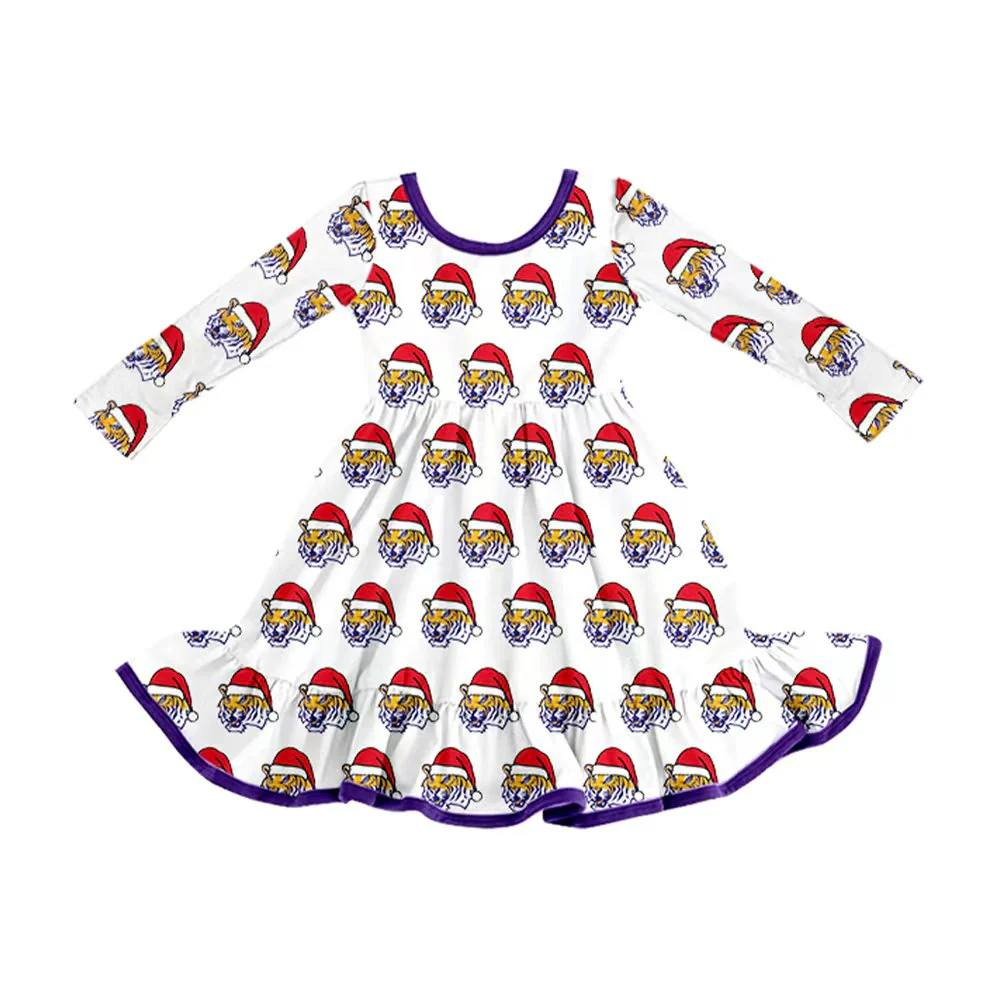 Custom moq 5 mix size milk silk summer teams baby girls clothes Christmas purple long sleeve pants sets and skirts sets and dress and hooded top and romper and top-25.8.15