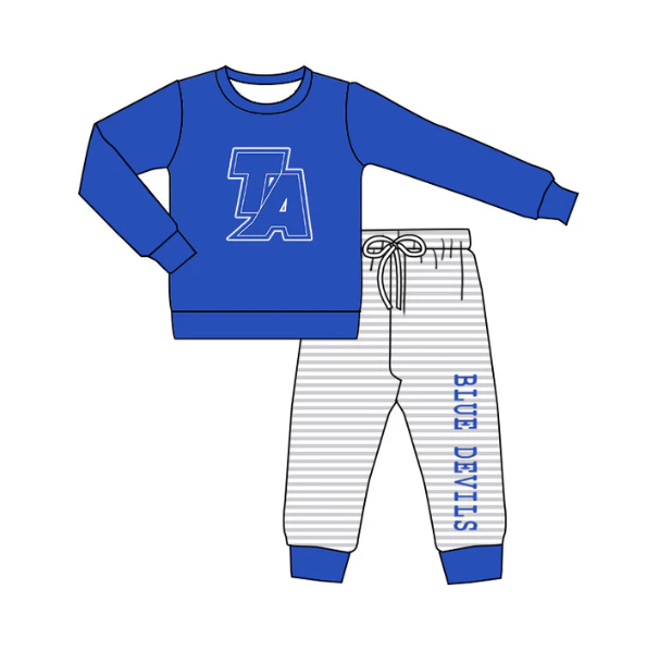 Deadline: May 14 custom eta 5week no moq team blue devils boys sets