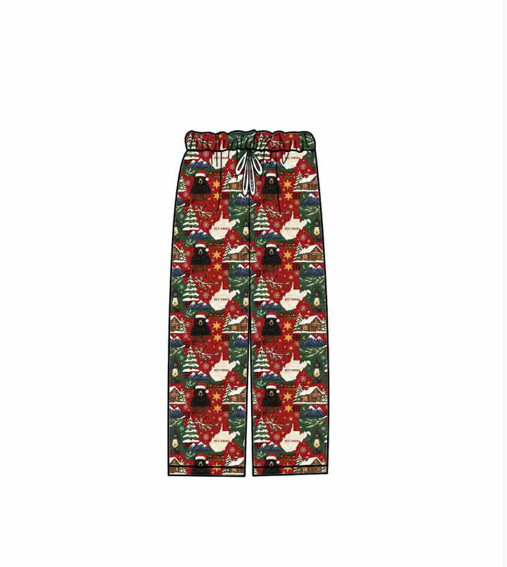 Custom summer teams baby boy clothes Adult Christmas trousers
