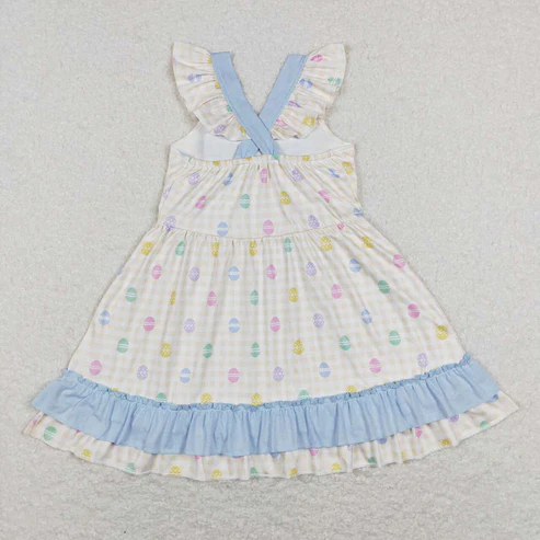 RTS no moq baby girls easter Short Sleeve Shorts sets dress romper
