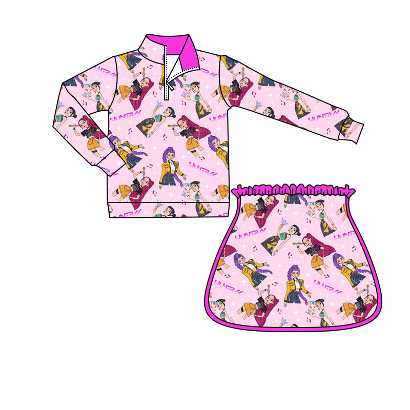 25.10.11 custom each style moq 5 eta 6-8week Sibling Sisters baby girl long sleeve shorts sets 6