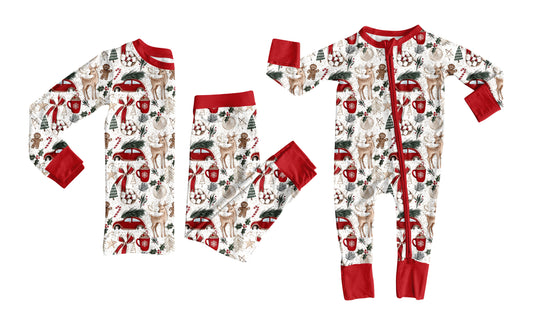 25.7.19 custom each style moq 5eta 4-6week Sibling Sister Christmas baby boy long sleeve pants sets and rompers match family design