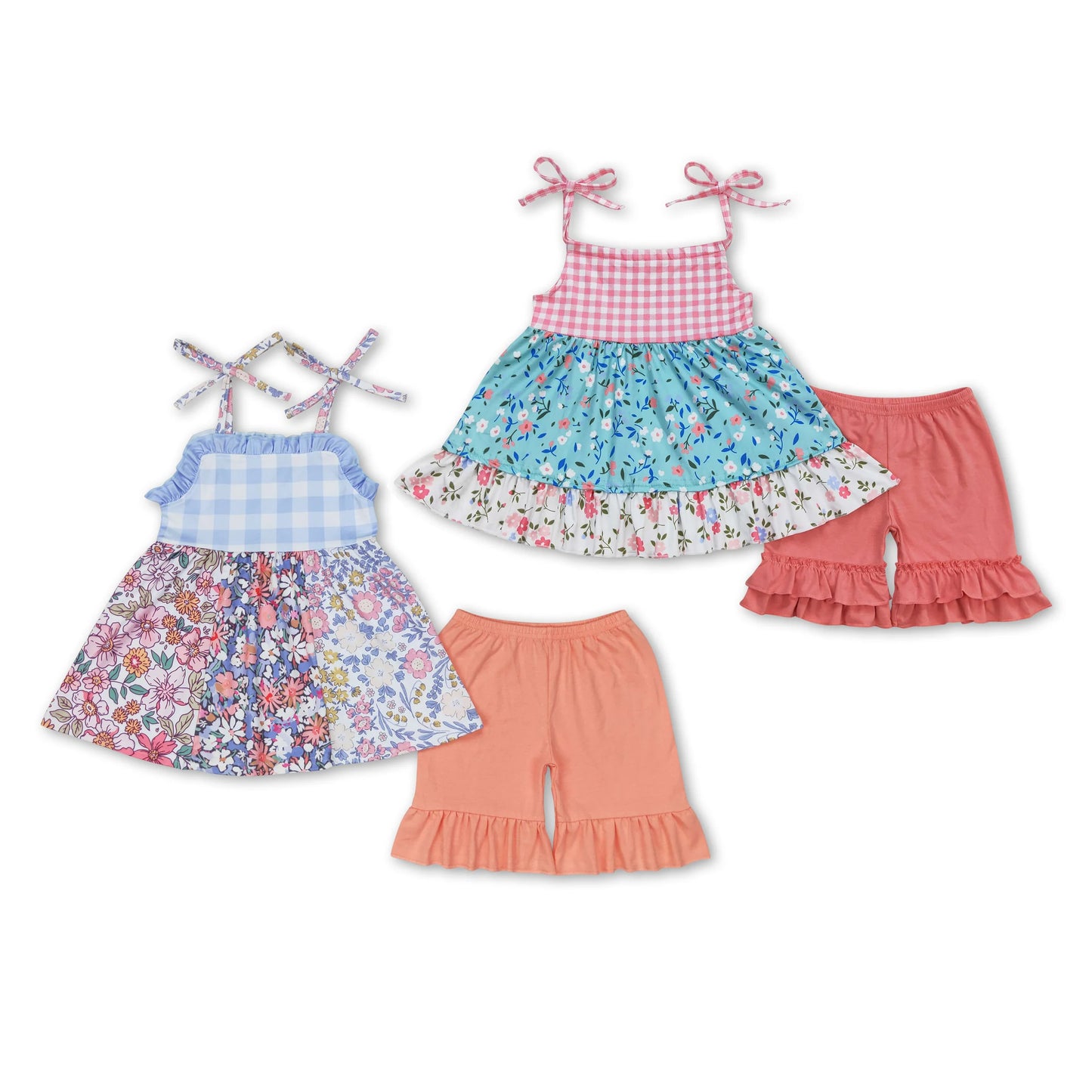 RTS Boys and girls Short Sleeve Shorts sets
