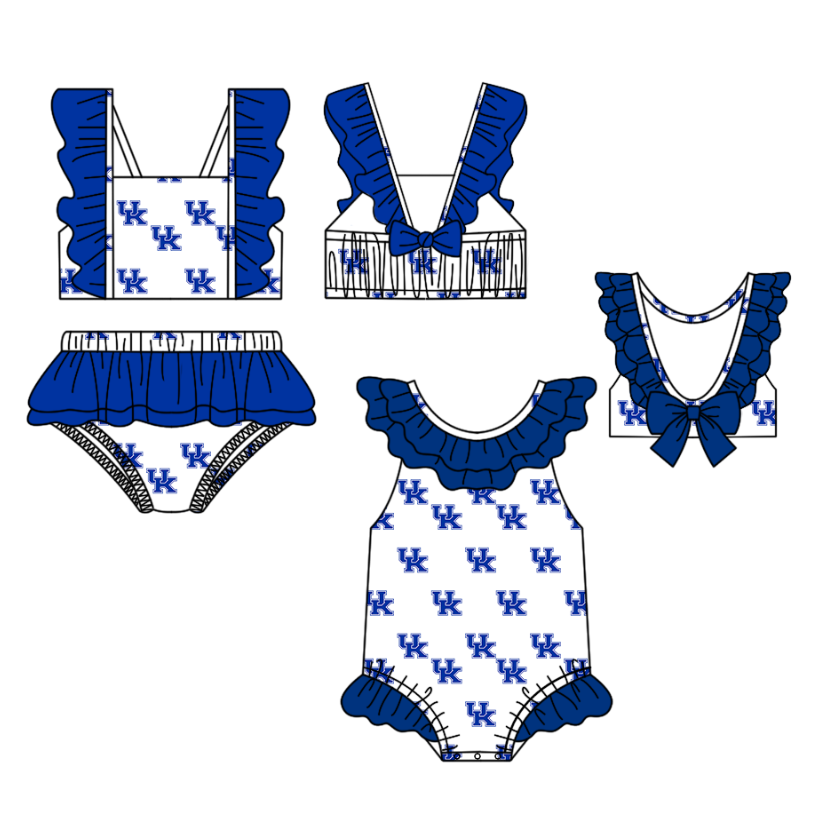 Custom moq 5 mix size milk silk baby boy clothes summer team blue long sleeve shorts sets and swimsuit