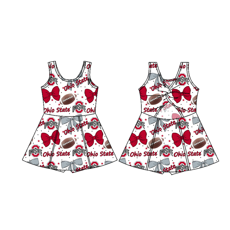 Custom moq 5 mix size milk silk summer teams baby girls clothes team bow sleeveless skirts sets and dress 3 and skirts-25.8.21