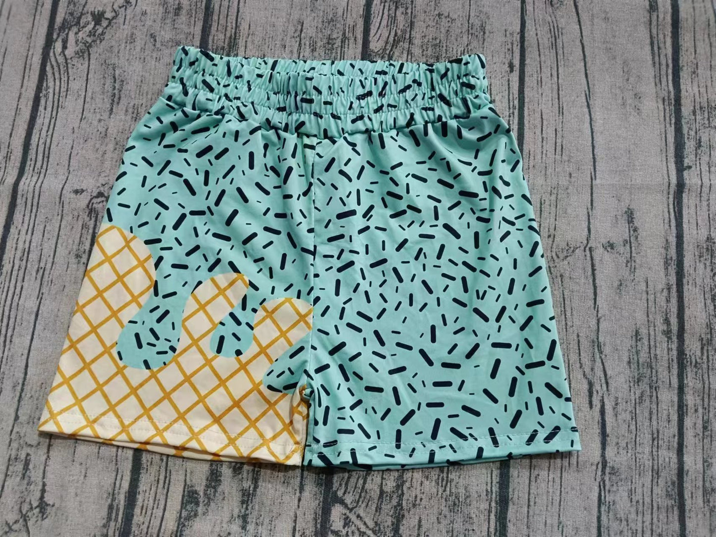 Custom moq 3 eta 6-7weeks kids clothes team green Beach Summer Shorts-25.6.23