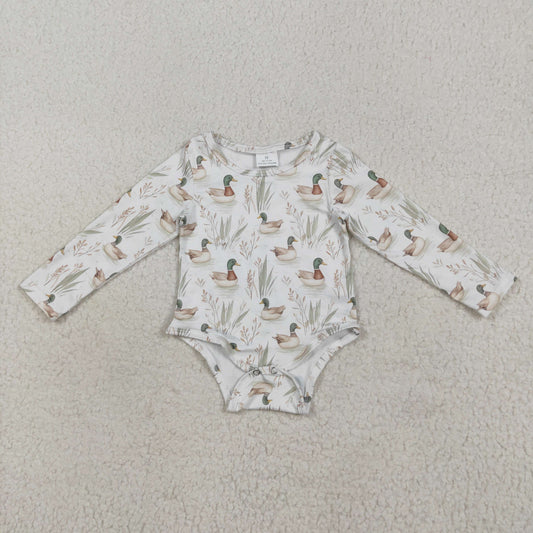 RTS NO MOQ（In Stock ) LR2338 Duck plant long-sleeved jumpsuit