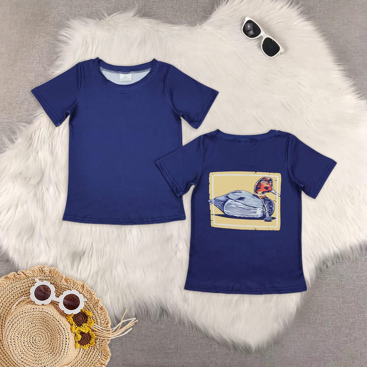 RTS NO MOQ Baby Boys summer shorts Sleeve tops