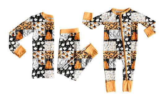 25.7.8 custom each style moq 5eta 4-6week Sibling Sister pumpkin baby boy long sleeve pants sets and rompers match family design