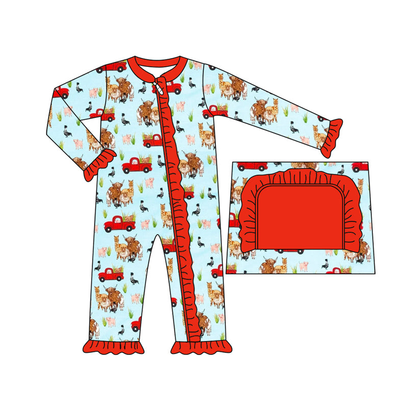 8.31 custom each style moq 5eta 4-6week Sibling Sister alpine baby girls sets and rompers match family design